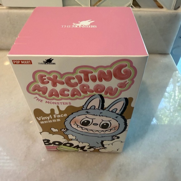 Authentic Pop Mart Exciting Macaron Labubu Plush Pendant | Lychee Berry - Picture 5 of 10